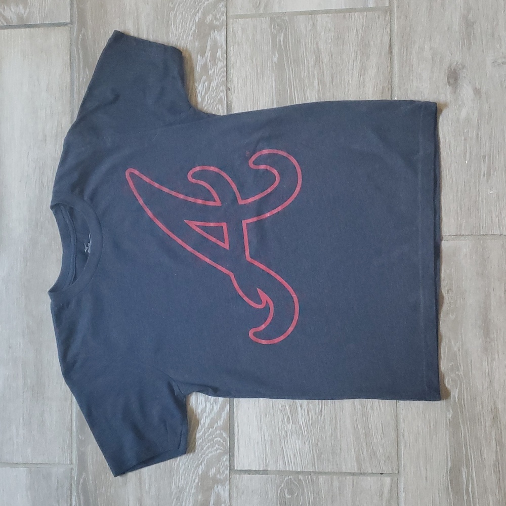 Mizuno Atlanta Braves A Logo Short Sleeve Shirt